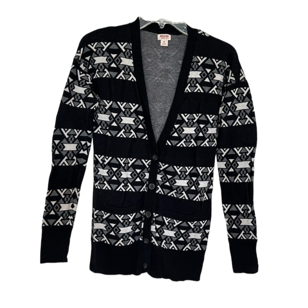 *⭐️ 3/$20* Mossimo Black and White Button Up V Neck Cardigan